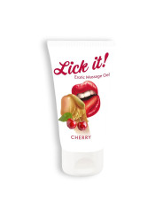 LUBRIFICANTE BEIJÁVEL LICK-IT CEREJA 50ML