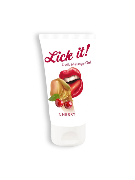 LUBRIFICANTE BEIJÁVEL LICK-IT CEREJA 50ML