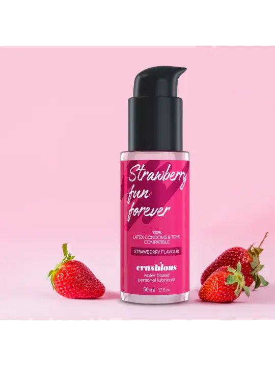 LUBRIFICANTE COM SABOR A MORANGO 50 ML CRUSHIOUS