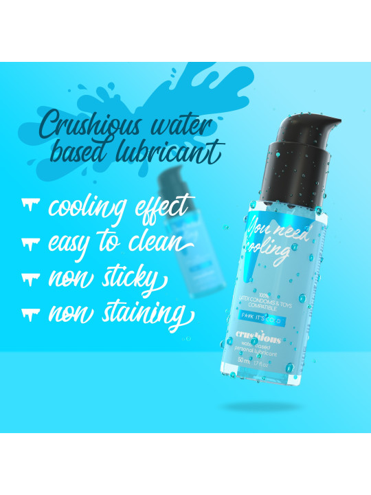 LUBRIFICANTE COM EFEITO FRIO 50 ML CRUSHIOUS