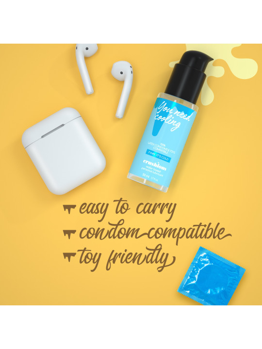 LUBRIFICANTE COM EFEITO FRIO 50 ML CRUSHIOUS