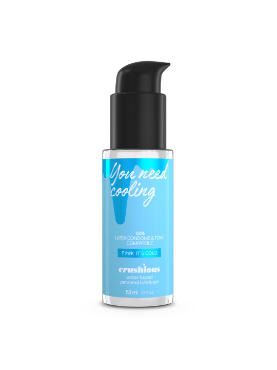 LUBRIFICANTE COM EFEITO FRIO 50 ML CRUSHIOUS