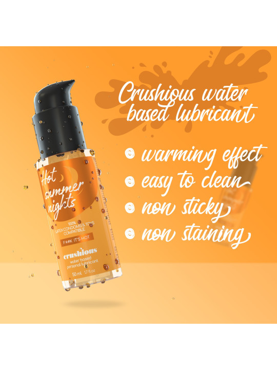 LUBRIFICANTE COM EFEITO CALOR 50 ML CRUSHIOUS