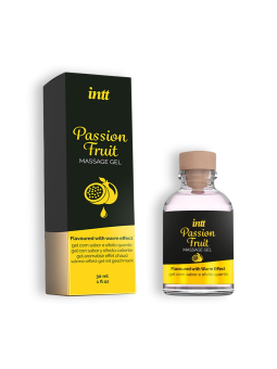 GEL DE MASSAGEM COM SABOR A MARACUJÁ INTT 30ML