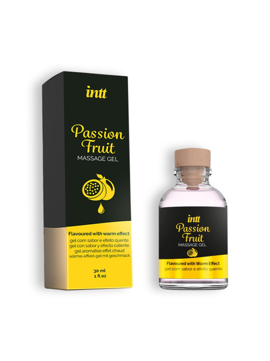 GEL DE MASSAGEM COM SABOR A MARACUJÁ INTT 30ML