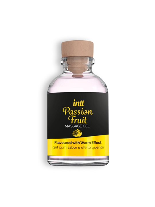GEL DE MASSAGEM COM SABOR A MARACUJÁ INTT 30ML