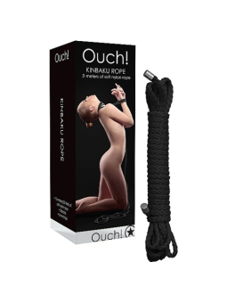 CORDA DE RESTRIÇÃO KINBAKU 5 METROS PRETA