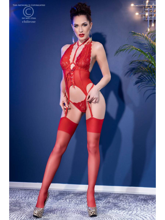 CORPETE E TANGA CR-4419 VERMELHO CORPETE E TANGA CR-4419 VERMELHO