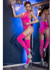 MEIAS DE LIGAS CR-4398 ROSA NEON