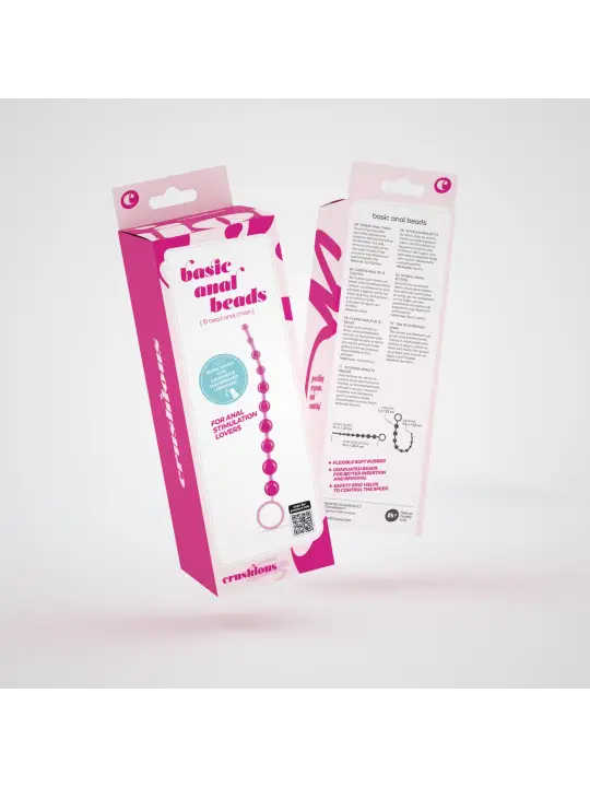 TIRA DE 10 PÉROLAS ANAIS CRUSHIOUS ROSA