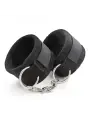 ALGEMAS DE VELCRO TOUGH LOVE COM CORRENTE DE 40CM EXTRA CRUSHIOUS PRETAS