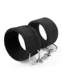 ALGEMAS DE VELCRO TOUGH LOVE COM CORRENTE DE 40CM EXTRA CRUSHIOUS PRETAS