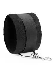 ALGEMAS DE VELCRO TOUGH LOVE COM CORRENTE DE 40CM EXTRA CRUSHIOUS PRETAS