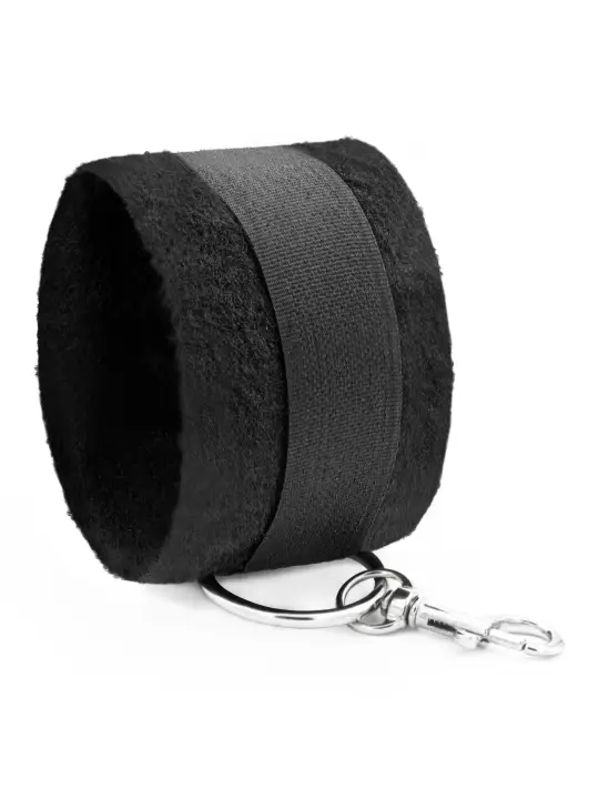 ALGEMAS DE VELCRO TOUGH LOVE COM CORRENTE DE 40CM EXTRA CRUSHIOUS PRETAS