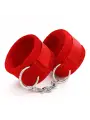ALGEMAS DE VELCRO TOUGH LOVE COM CORRENTE DE 40CM EXTRA CRUSHIOUS VERMELHAS