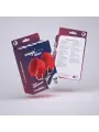 ALGEMAS DE VELCRO TOUGH LOVE COM CORRENTE DE 40CM EXTRA CRUSHIOUS VERMELHAS