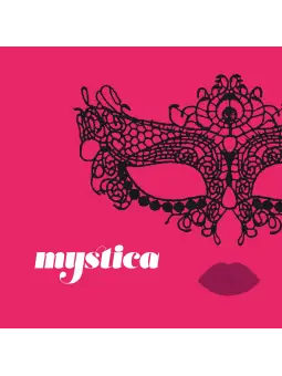 MÁSCARA DE RENDA PRETA MYSTICA CRUSHIOUS