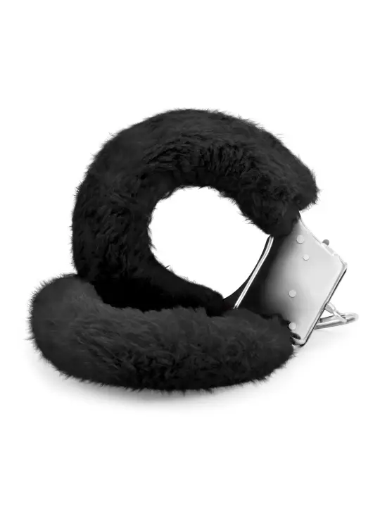 ALGEMAS DE PELUCHE LOVE CUFFS CRUSHIOUS PRETAS