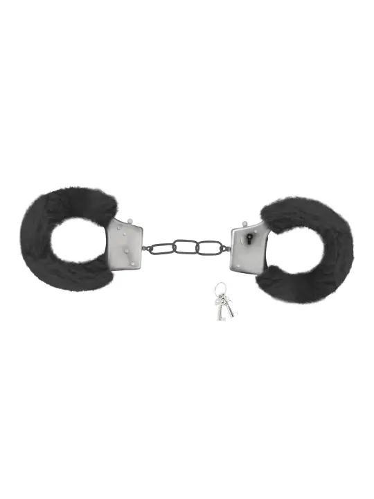 ALGEMAS DE PELUCHE LOVE CUFFS CRUSHIOUS PRETAS