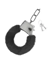 ALGEMAS DE PELUCHE LOVE CUFFS CRUSHIOUS PRETAS
