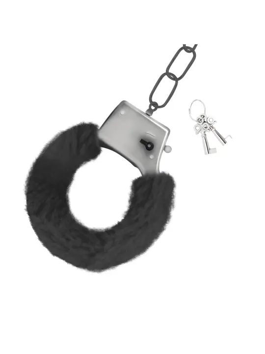 ALGEMAS DE PELUCHE LOVE CUFFS CRUSHIOUS PRETAS