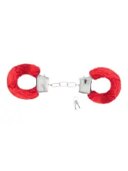 ALGEMAS DE PELUCHE LOVE CUFFS CRUSHIOUS VERMELHAS