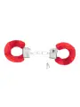 ALGEMAS DE PELUCHE LOVE CUFFS CRUSHIOUS VERMELHAS
