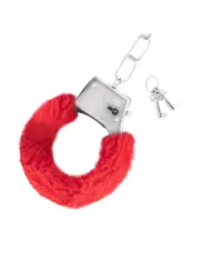 ALGEMAS DE PELUCHE LOVE CUFFS CRUSHIOUS VERMELHAS
