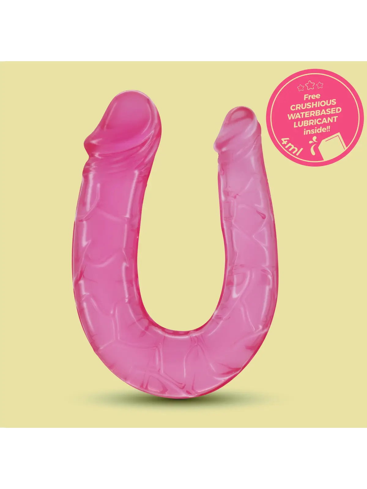 DILDO DUPLO DOUBLE TROUBLE CRUSHIOUS ROSA