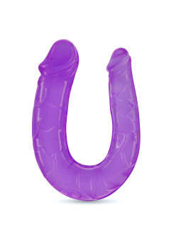 DILDO DUPLO DOUBLE TROUBLE CRUSHIOUS ROXO