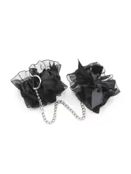 CONJUNTO DE RENDA PRETA LACE ME UP CRUSHIOUS