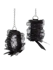 CONJUNTO DE RENDA PRETA LACE ME UP CRUSHIOUS