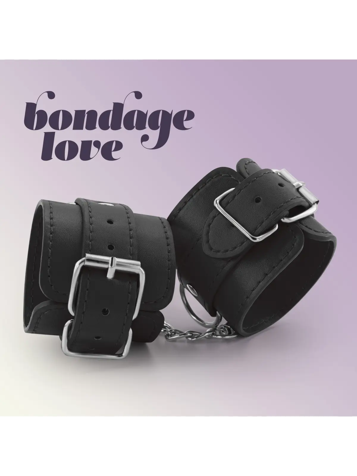 ALGEMAS DE COURO BONDAGE LOVE CRUSHIOUS PRETAS