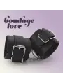 ALGEMAS DE COURO BONDAGE LOVE CRUSHIOUS PRETAS