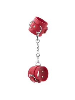 ALGEMAS DE COURO BONDAGE LOVE CRUSHIOUS VERMELHAS