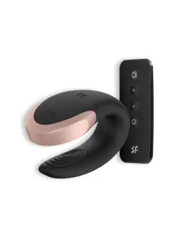 VIBRADOR DOUBLE LOVE COM APP SATISFYER PRETO