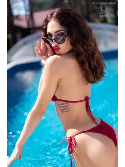 CONJUNTO DE BIQUÍNI CR-4449 VERMELHO