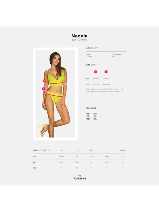 CONJUNTO NEONIA OBSESSIVE AMARELO