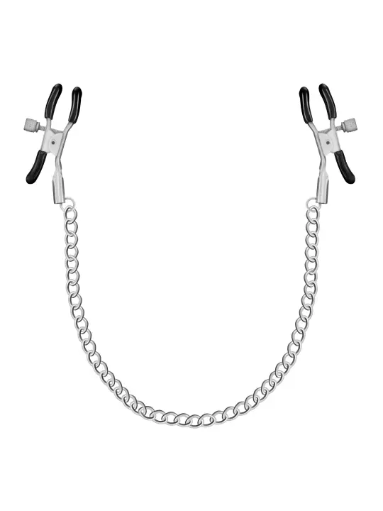 PINÇAS PARA MAMILOS SILVER NIPPLE CHAIN CLAMPS CRUSHIOUS
