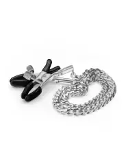PINÇAS PARA MAMILOS SILVER NIPPLE CHAIN CLAMPS CRUSHIOUS