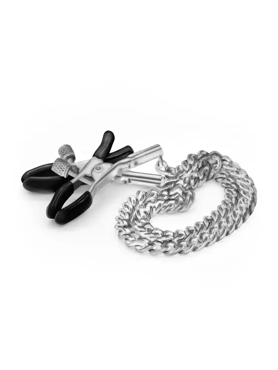 PINÇAS PARA MAMILOS SILVER NIPPLE CHAIN CLAMPS CRUSHIOUS