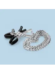 PINÇAS PARA MAMILOS SILVER NIPPLE CHAIN CLAMPS CRUSHIOUS