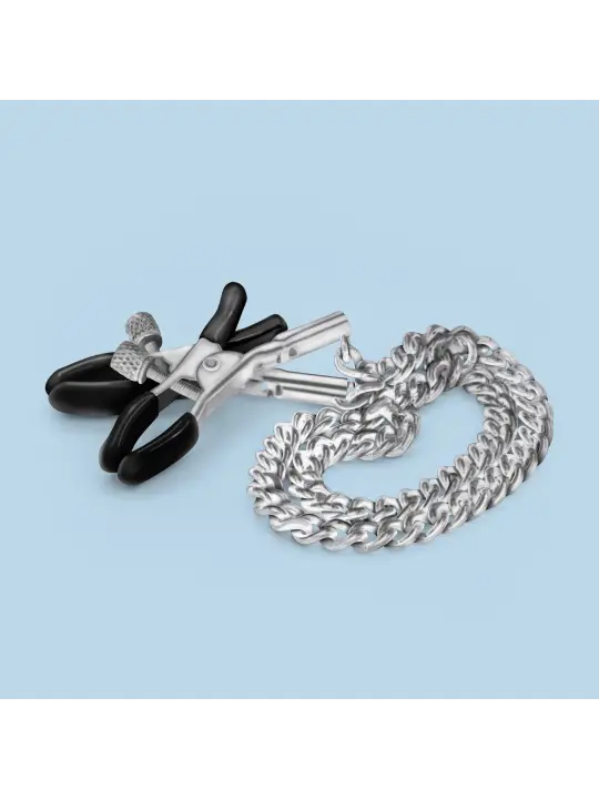 PINÇAS PARA MAMILOS SILVER NIPPLE CHAIN CLAMPS CRUSHIOUS