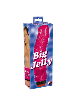 VIBRADOR BIG JELLY ROSA