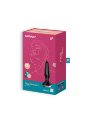 PLUG ANAL PLUG-ILICIOUS 2 SATISFYER PRETO