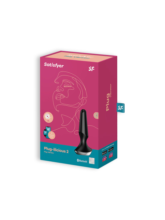 PLUG ANAL PLUG-ILICIOUS 2 SATISFYER PRETO PLUG ANAL PLUG-ILICIOUS 2 SATISFYER PRETO