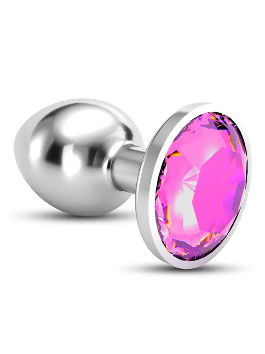 PLUG ANAL JOIA BIJOU ROSA PEQUENO CRUSHIOUS COM BOLSA AVELUDADA GRÁTIS