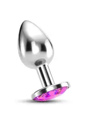 PLUG ANAL JOIA BIJOU ROSA PEQUENO CRUSHIOUS COM BOLSA AVELUDADA GRÁTIS