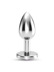 PLUG ANAL JOIA BIJOU ROSA MÉDIO CRUSHIOUS COM BOLSA AVELUDADA GRÁTIS