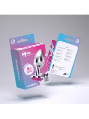 PLUG ANAL JOIA BIJOU ROSA MÉDIO CRUSHIOUS COM BOLSA AVELUDADA GRÁTIS